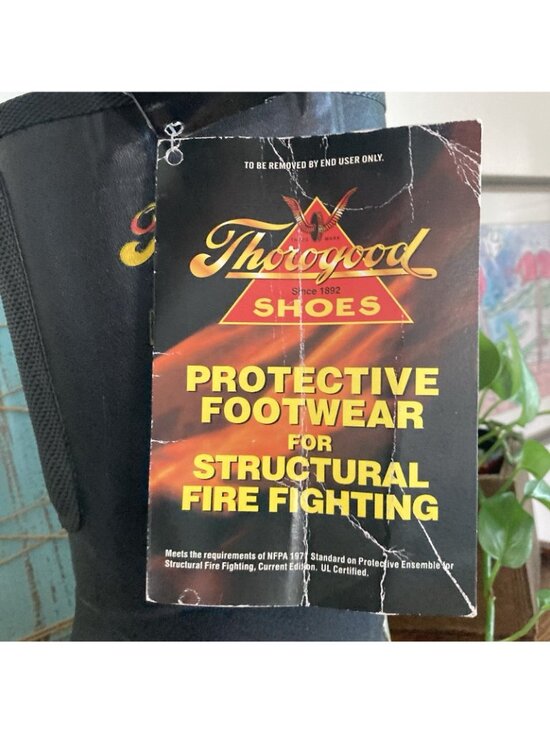 Thorogood Hellfire Size 11 Rubber Insulated Structural Bunker Boots Fireman main image 6